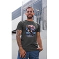 thumbnail image 4 of 4th Of July American Flag Bald Eagle Mens T Shirt, 4 of 5