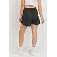 thumbnail image 5 of Flounce Shorts Micro Waffle Black, 5 of 10