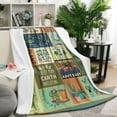 thumbnail image 3 of Plant Lovers Gifts Plant Blanket, Gifts for Plant Lovers, Plant Gifts for Plant Lovers Cozy Lightweight Flannel Throw Blanket 40X50 Inch, 3 of 6