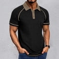 thumbnail image 2 of Krdevn Men's Spring Short Sleeved Lapel T Shirt Casual Versatile Short Sleeved Bottoming Shirt,XXL, 2 of 7