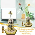thumbnail image 2 of YATLTE 3D Wooden Puzzles, Wooden Music Box Puzzles for Adults, DIY Assembled Adult Toys, Home Decorations, Creative Musical Gift Hobby Kit, Men Women Hobby for Adults, 2 of 7
