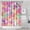 Colorful Tie Dye-3, variant on Colorful Tie Dye Pattern Shower Curtain 36"x72" ,Bathroom Decorative Shower Curtains Set with 12 Hooks,Modern Waterproof Washable Shower Curtain