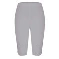 thumbnail image 4 of BUIGTTKLOP Biker Shorts for Women High Waisted Bottom Leggings Cutout Side Stretchy Slim Fitted Workout Yoga Shorts Dailywear, 4 of 6