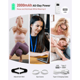 thumbnail image 6 of Red Light Therapy for Face, 4 Modes Led Face Mask Light Therapy with Travel Bag, 850NM near Infrared, 5 Brightness Levels Red Light Mask for Facial Skincare, 6 of 7