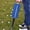 Blue, variant on BOKYAN Portable Golf Ball Picker Shag Bag Blue Scooping Device Retriever with Aluminum Alloy Tube Holds Up to 70 Balls Practice Accessory 29.9 Inches
