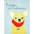 thumbnail image 3 of Oliphant, Ginger 19x24 Black Modern Framed Museum Art Print Titled - Frida the Fashionista Chihuahua, 3 of 5