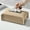 Beige, variant on Puntoco High Grade Feeling of Black Leather Tissue Box Home Living Room Coffee Table Upscale and Extravagant Abbreviated Napkin Box Commercial
