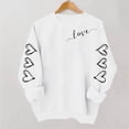 thumbnail image 2 of zbxnLI Womens Pullover Sweatshirts Valentine's Day Tops Crew Neck Long Sleeve Sweatshirt Fashion Spring Outfits, 2 of 6