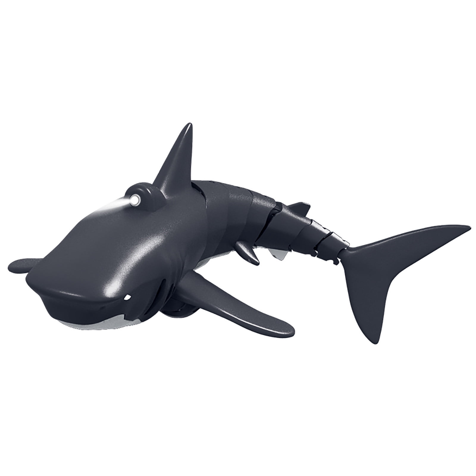 Floleo Remote Control Shark Toy, 4 Channel Electronic Swimming Fish with 40m Range, Underwater RC Toy for Pool Lakes, Quick Charge Aquatic Vehicle for Teens & Adults