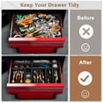 thumbnail image 4 of Euur 32PCS Tool Box Organizer Tray Divider Set, Desk Drawer Organizer, Garage Organization and Storage Toolbox Accessories for Rolling Tool Chest Cart Cabinet Work Bench Small Parts, 4 of 8