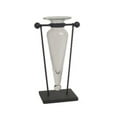 thumbnail image 1 of Danya B MC006-C Amphora Vase On Stand With Finials And Hinge Clear 14-Inch, 1 of 1