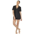 thumbnail image 1 of White Mark Women's Solid Short Pajama Set, 1 of 6