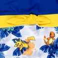 thumbnail image 4 of Pokemon Pikachu Little Girls One Piece Bathing Suit Blue 4, 4 of 5