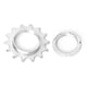 thumbnail image 5 of Soidarity Piñón fijo rueda de bicicleta de montaña Cog bicicleta acero al carbono piñón Lockring reparación bielas accesorios piezas de 14T 2piezas, 5 of 6