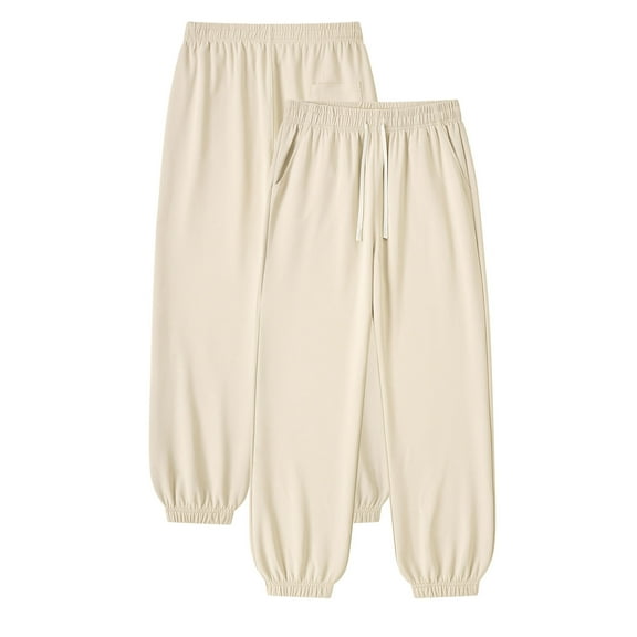 Fashionable men's solid color versatile casual pants, narrow trouser leg design, waist drawstring adjustment, suitable for outdoor travel or home wear in all seasons