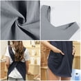 thumbnail image 3 of AURIGATE Women's Pinafore Square Apron Baking Cooking Gardening Works Cross Back Cotton/Linen Blend Dress with 2 Pockets, 3 of 4