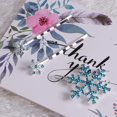 thumbnail image 4 of Pinzas para el pelo de copo de nieve con diamantes de imitación de color azul, 6 unidades Afortunado Sencillez, 4 of 5