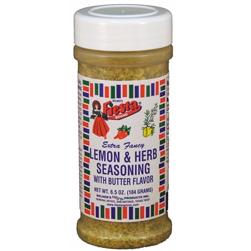Fiesta Brand Lemon & Herb Seasoning, 6.5 oz jar