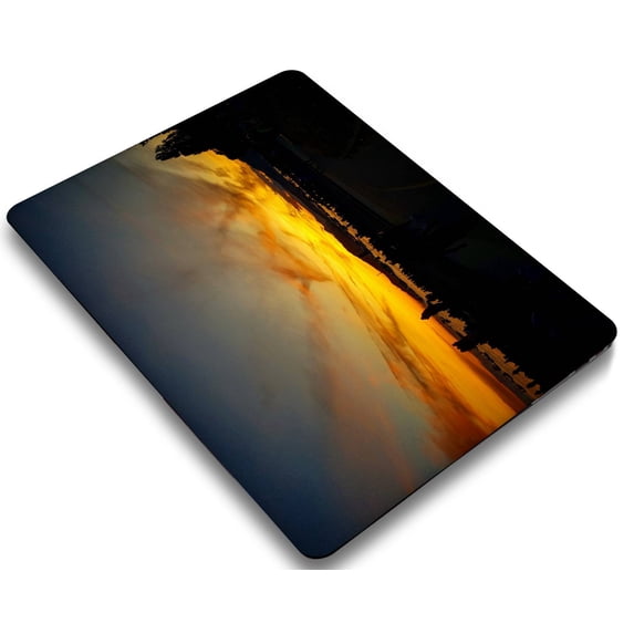 KSK KAISHEK Hard Shell Cover Compatible with MacBook Air 13"( Not Retina Display, 2010 - 2017) + Black Keyboard Cover Model A1369 & A1466, No USB-C Red series 0252