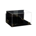 thumbnail image 4 of Deluxe Acrylic Basketball Shoe Pair Display Case with Gold Risers, Mirror and Wall Mount (A082-WM-GR), 4 of 9