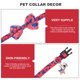 thumbnail image 4 of KAKOWELY Collar decorativo para mascotas del Día de la Independencia, collar para mascotas con bandera estadounidense, collar para gatos, collar decorativo para mascotas, 4 of 5