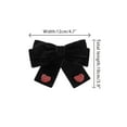 thumbnail image 2 of INSPIRE CHIC Women's Bow Brooch Pin Cute Elegant Preppy Bow Tie Heart Shaped Decoration, 2 of 5