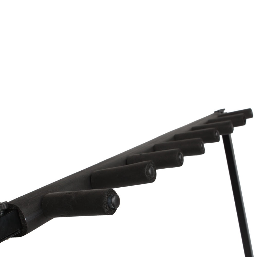Multi Guitar Stand, 7 Guitar Stand Rack, Folding Guitar Stand, Portable Guitar Holder, Guitar Rack for Acoustic, Electric Guitar, Bass, Guitar Holder Stand, Multiple Guitars Display (7 Guitars)