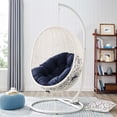 thumbnail image 1 of Modway Chaise Balançoire de Patio Extérieur avec Support en Blanc Marine, 1 of 9