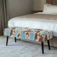 thumbnail image 2 of XYZCANDO Desert Camo Print Bench Slipcover, Pet Hair Resistant Dining Bench Covers Machine Washable Polyester Spandex Bench Seat Cushion Covers for Dining Room, 2 of 9