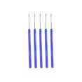 thumbnail image 1 of 5 Pieces Pulling Hook Needle Needle Pulling Needle Hair Tools for Micro Ring Hair Extensions Blue, 1 of 8