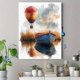 thumbnail image 4 of Qisvanset 12x16 Inch Sailboat Hot Air Balloon Canvas Wall Art, Watercolor Cartoon Art Decor for Kids Bedroom Nursery, 4 of 8