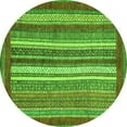 thumbnail image 1 of Ahgly Company Indoor Round Abstract Green Modern Area Rugs, 6' Round, 1 of 4