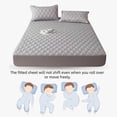 thumbnail image 3 of Waterproof Mattress Pad for Pets, Kids - Twin, 38 in x 75 in, Light Gray, 3 of 10