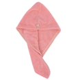 thumbnail image 1 of Toalla de microfibra para el cabello, de secado rápido, antiencrespamiento, para mujeres y hombres, súper absorbente, rosa, 1 unidad., 1 of 5