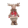 thumbnail image 2 of Estatuilla de muñeco de alce de Navidad Hugo Figura de alce navideño 20x13x42cm, 2 of 10