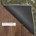 thumbnail image 5 of Addison Rugs Mayfield Premium Machine Washable Traditional Global Aloe Round Rug, 8' x 8', 5 of 5