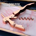 thumbnail image 3 of Waiters Corkscrew Professional Waiter Corkscrew Wine openers,stainless steel Wine Key for Restaurant Waiters,Classic All-in-one Corkscrew, Bottle Opener and Foil Cutter (1Pack Rose Gold)\u2026, 3 of 5