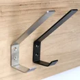 thumbnail image 5 of Soporte de acero inoxidable para casco de motocicleta, colgador de pared, gancho de equipaje para el hogar, estante de montaje en pared multiusos para armario de puerta de cocina, 5 of 5