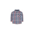 thumbnail image 1 of Levi's Boys Plaid LS Button Up Shirt, Azul, 12 meses, 1 of 1