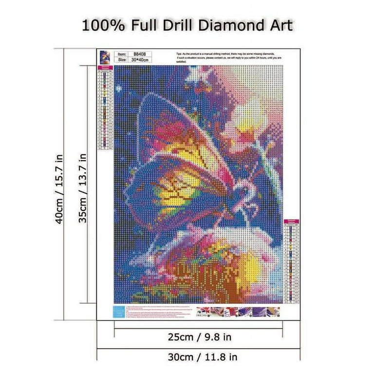 Butterfly Diamond Art Kits for Adults Diamond Painting Kits Full Drill 5D  DIY Di