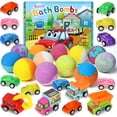 thumbnail image 1 of Bombas de baño Lisotera para niños con sorpresa en el interior, paquete de 9 con coches, 1 of 6