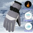 thumbnail image 6 of RATTOYY Outdoor Gloves Comfortable Winter Kids Snow Skating Snowboarding Windproof Warm For 11 To 16 Years Old Young Boys Girls Going Out Gloves Classic Mitten, 6 of 7