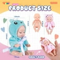 Reborn Baby Dolls Cheap Baby Dolls 3.5x2" 1*Figurines Mini Baby