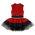 thumbnail image 4 of Alvivi Kids Girls Sleeveless Dance Jumpsuit with Layered Mesh Tutu Dress Hem 4-14, 4 of 7