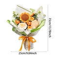 thumbnail image 2 of Handmade Sunflower And Rose Bouquet As An Activity And Knitted Decorative Item Circular Knitting Needles Interchangeable Circular Knitting Needles Size 8 Circular Knitting Needles Size 6 Circular, 2 of 5