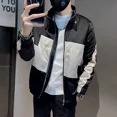 thumbnail image 4 of Novedades en rebajas de invierno de abrigos masculinos, ropa elegante Joker, moda 2024, reseñas estéticas coreanas, muchas chaquetas bomber casuales para hombre, 4 of 5