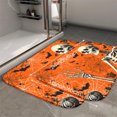 thumbnail image 2 of 1pc Halloween Skeleton Absorbent Non-Slip Bathroom Thickened Flannel Rug Decor,Soft,Quick Drying,Suitable For Indoor/outdoor Use,Bathrooms,Bedrooms,Kitchens,Terrace,Laundry Rooms,16"x24", 2 of 9