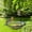 Grey, variant on xiaxaixu Bird Bath Hummingbird Feeder Hanging Bird Bath Tray Wild Bird Feeder Plate for Outdoor Outside Garden