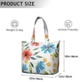 thumbnail image 5 of Flower Women's Large Weekend Travel Bag Moving Canvas Handbag Thick Double Layer Beach Weekend Travel Unisex Hospital Maternity Delivery with Toiletry Waterproof, 5 of 5