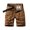 Coffee, variant on WREESH Men's Cargo Shorts Plus Size Cargo Shorts Multi-Pockets Relaxed Summer Beach Short Pants Outdoor Workout Shorts Olive Green
